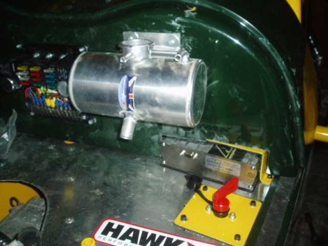 header tank and fuse panel